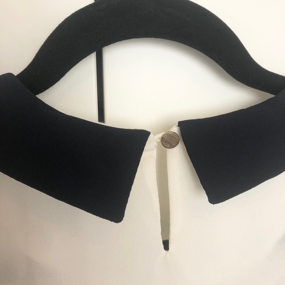 Long Sleeve White Chiffon Blouse - Picture 3 of 8